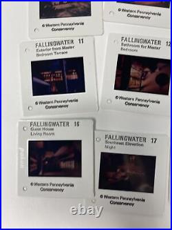 20 Frank Lloyd Wright Fallingwater Pennsylvania Conservatory? 35mm Film Slides
