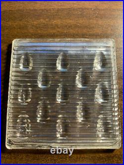 20 teardrop raindrop Frank Lloyd Wright architectural salvage luxfer tile glass