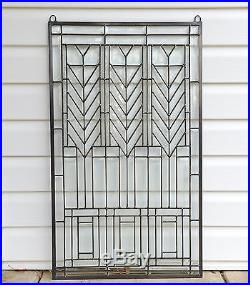 20x34 Stained glass Beveled clear window panel FRANK LLOYD WRIGHT TREE OF LIFE