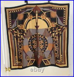 2/2 Designer Art-Wear Frank Lloyd Wright 34 Square Silk MoMA Scarf -Fine Piece