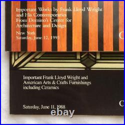 2 Frank Lloyd Wright Christie'S Auction Catalogs
