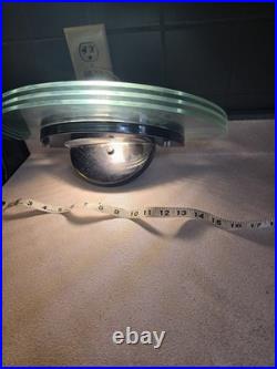 2 Pr Wall Lights, Machine Age, Vintage 80s, Frank Lloyd Wright, Art Deco Style