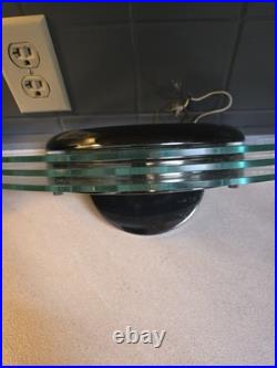 2 Pr Wall Lights, Machine Age, Vintage 80s, Frank Lloyd Wright, Art Deco Style