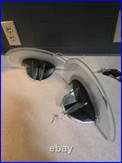 2 Pr Wall Lights, Machine Age, Vintage 80s, Frank Lloyd Wright, Art Deco Style