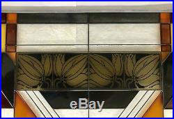 31 Stained Glass Frank Lloyd Wright Window Panel Art Deco Nouveau Tiffany Style
