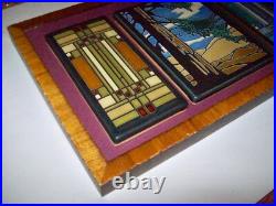 3 Motawi Tiles Custom Framed 2 Frank Lloyd Wright + Y. Yamamoto Redwood