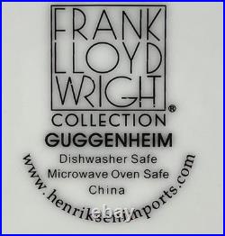 4 Frank Lloyd Wright Collection Guggenheim Dinner Plates 11 White Set Of Four 4 Frank Lloyd Wright Collection Guggenheim Dinner Plates 11 White Set Of Four