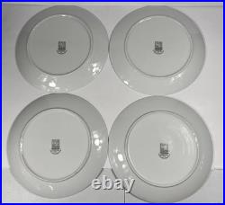 4 Frank Lloyd Wright Collection Guggenheim Dinner Plates 11 White Set Of Four