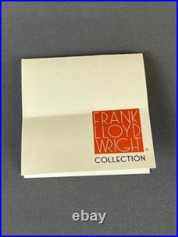 4 Frank Lloyd Wright Imperial Collection Gold 3 ½ Mugs c. 1990 MINT