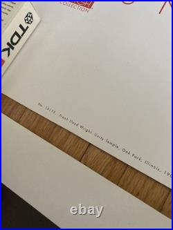 4 Original FRANK LLOYD WRIGHT Exhibition Poster 24x36 Phoenix Art Museum (1995)