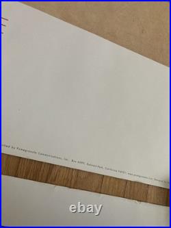 4 Original FRANK LLOYD WRIGHT Exhibition Poster 24x36 Phoenix Art Museum (1995)