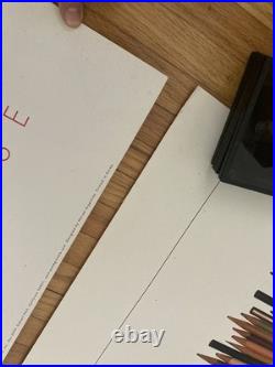 4 Original FRANK LLOYD WRIGHT Exhibition Poster 24x36 Phoenix Art Museum (1995)