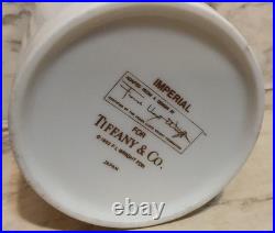 4 Vntg 1992 TIFFANY & Co. Frank Lloyd Wright Porcelain Gold Cup Art Deco Mug