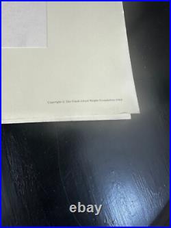 4 lot Collectible Frank Lloyd Wright VTG Lithographs Plates 95-98 52x38