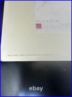 4 lot Collectible Frank Lloyd Wright VTG Lithographs Plates 95-98 52x38