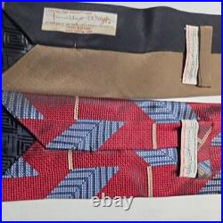 6 Vintage Frank Lloyd Wright Inspired Silk Ties Frank Lloyd Wright Foundation