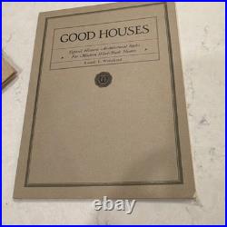 6pc Rare Vintage Architecture Lot 1922-1930 Good Houses White Pine Monograph