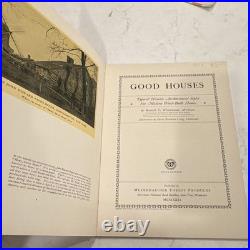 6pc Rare Vintage Architecture Lot 1922-1930 Good Houses White Pine Monograph