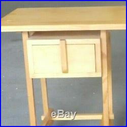 70's Bench Made Frank Lloyd Wright Style Prairie School Nightstands / Tables