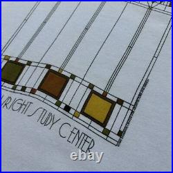 80s Frank Lloyd Wright T shirt the wright study center made in USA 80