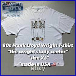 80s Frank Lloyd Wright T shirt the wright study center made in USA 80
