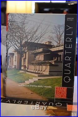 85 Frank Lloyd Wright Quarterly Magazines 1992-2003 Incomplete Run Architecture