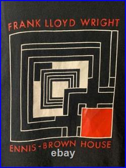 90S Vintage Architect Frank Lloyd Wright Art T-Shirt