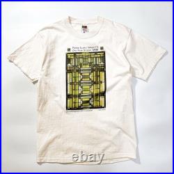 90s 00s 1999 Frank Lloyd Wright Print T-Shirt Tee Architecture Art Vintage USA O