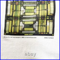 90s 00s 1999 Frank Lloyd Wright print T-Shirt Tee architecture art vintage USA o