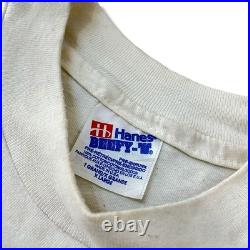 90s Made in USA Hanes Beefy T Frank Lloyd Wright Modern Architecture Falling
