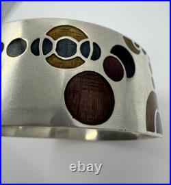 925 Lori Mclean Mus. Of Modern Art Frank Lloyd Wright Enameled Modernist Bangle