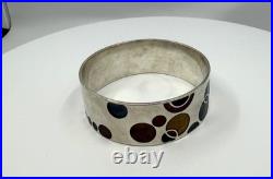 925 Lori Mclean Mus. Of Modern Art Frank Lloyd Wright Enameled Modernist Bangle