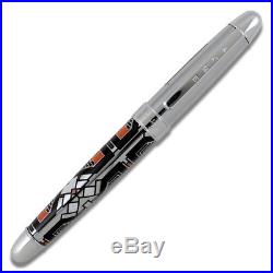 ACME Frank Lloyd Wright 150 Anniversary Chrome Rollerball Pen LIMITED PRODUCTION