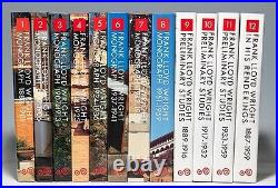 ADA Edita Frank Lloyd Wright Monograph 12 vols Yukio Futagawa & Bruce Pfeiffer