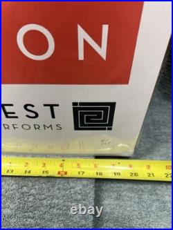 ANDY CRUZ House Industries Founder SIGNED POSTER Frank Lloyd Wright Foundation