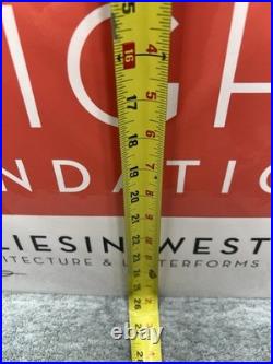 ANDY CRUZ House Industries Founder SIGNED POSTER Frank Lloyd Wright Foundation