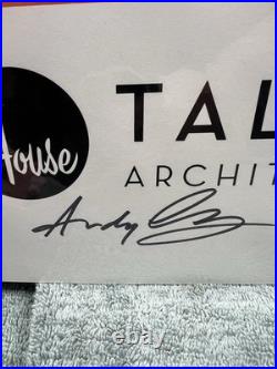 ANDY CRUZ House Industries Founder SIGNED POSTER Frank Lloyd Wright Foundation