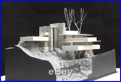 ARCHITECTURE, Frank Lloyd WRIGHT, FALLINGWATER 1100 scale model, made in ItalY