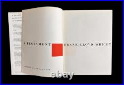 A Testament by Frank Lloyd Wright 1957 Horizon Press