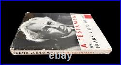 A Testament by Frank Lloyd Wright 1957 Horizon Press