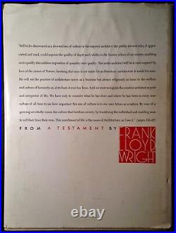 A Testament by Frank Lloyd Wright, with dust jacket, First Edition, 1957