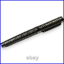 Acme Collection Fountain pen, Black Geometric Pattern (Frank Lloyd Wright)