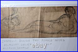 Alfonso Iannelli Worked W Frank Lloyd Wright 2 Female Nudes W Signed Loa