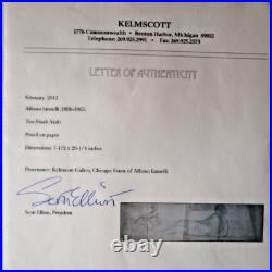 Alfonso Iannelli Worked W Frank Lloyd Wright 2 Female Nudes W Signed Loa