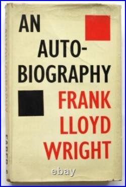 An Autobiography Frank Lloyd Wright 1945 First UK Edition Faber London Hardcover