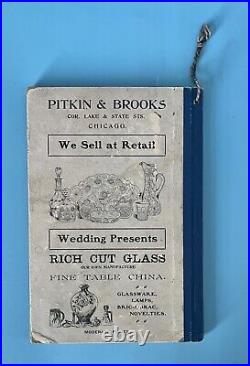 Antique 1903 Oak Park, IL Directory Frank Lloyd Wright, RW Sears, Hemingway