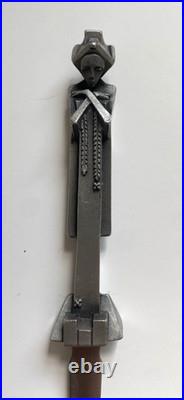 Antique Art Deco Frank Lloyd Wright'Sprite' Pewter Letter Opener