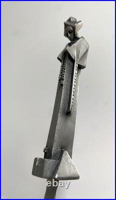 Antique Art Deco Frank Lloyd Wright'Sprite' Pewter Letter Opener