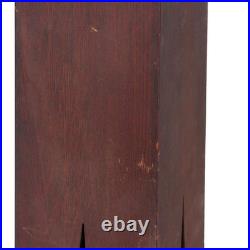 Antique Frank Lloyd Wright School Arts & Crafts Oak Cut Out Plant Stand C1910