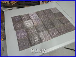 Antique Luxfer Glass Raindrop Tile Frank Lloyd Wright related (24) 4X4
